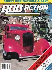 ROD ACTION 1986 SEPT - '33 CHEVY MASTER EAGLE, '35 BUICK 68 C, '34 FORD PU